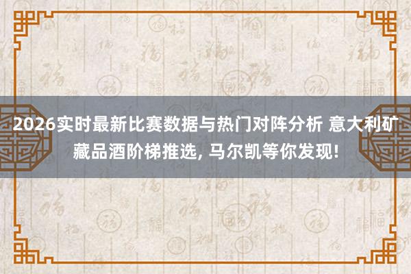 2026实时最新比赛数据与热门对阵分析 意大利矿藏品酒阶梯推选，<a href=